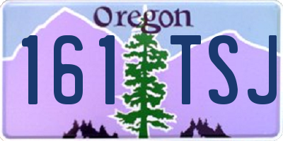 OR license plate 161TSJ