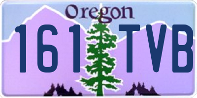 OR license plate 161TVB