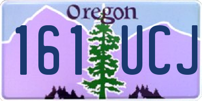 OR license plate 161UCJ