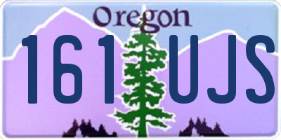 OR license plate 161UJS