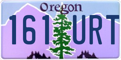 OR license plate 161URT