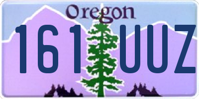 OR license plate 161UUZ