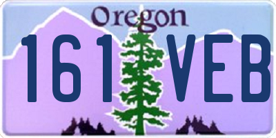OR license plate 161VEB