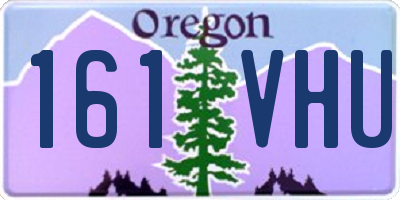 OR license plate 161VHU