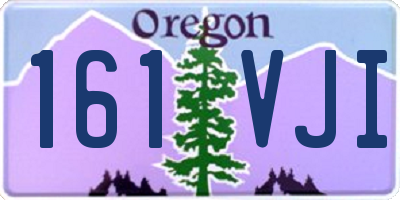 OR license plate 161VJI