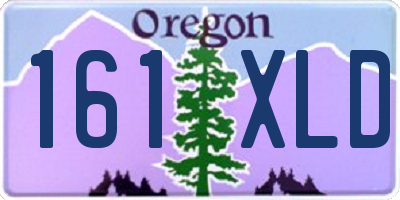 OR license plate 161XLD