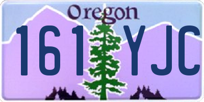 OR license plate 161YJC