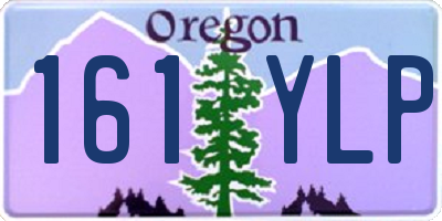 OR license plate 161YLP