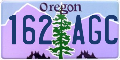 OR license plate 162AGC
