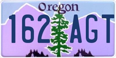 OR license plate 162AGT