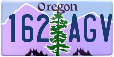 OR license plate 162AGV