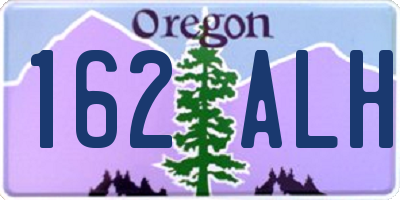 OR license plate 162ALH
