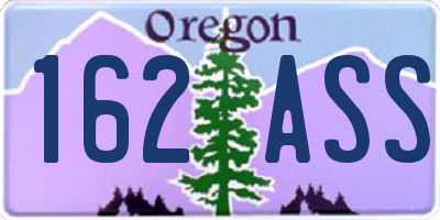 OR license plate 162ASS