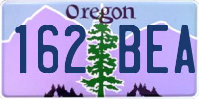 OR license plate 162BEA