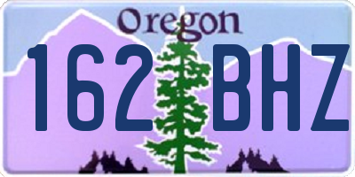 OR license plate 162BHZ