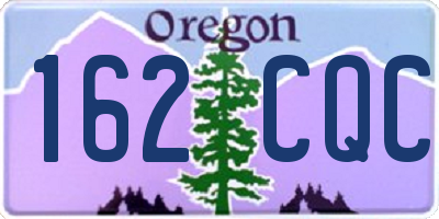 OR license plate 162CQC