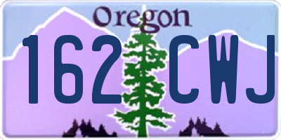 OR license plate 162CWJ