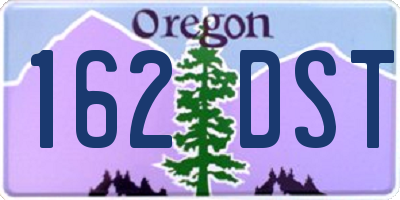 OR license plate 162DST