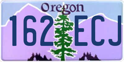 OR license plate 162ECJ