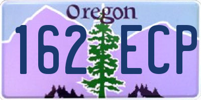 OR license plate 162ECP