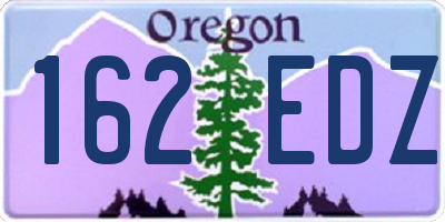 OR license plate 162EDZ