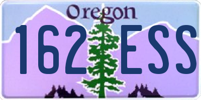 OR license plate 162ESS