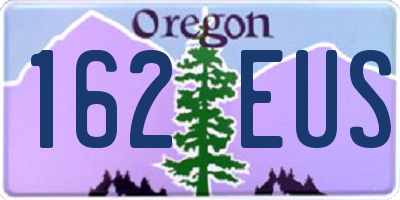 OR license plate 162EUS