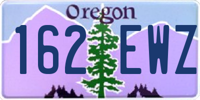 OR license plate 162EWZ