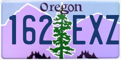 OR license plate 162EXZ