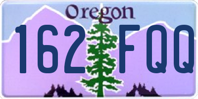 OR license plate 162FQQ