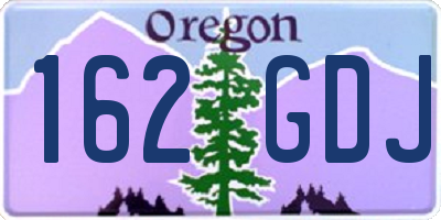 OR license plate 162GDJ