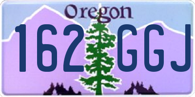 OR license plate 162GGJ