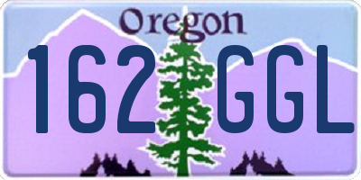 OR license plate 162GGL