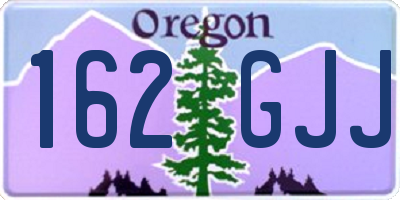 OR license plate 162GJJ