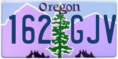 OR license plate 162GJV