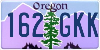 OR license plate 162GKK