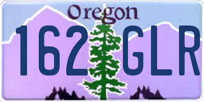 OR license plate 162GLR