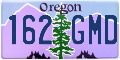 OR license plate 162GMD