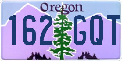 OR license plate 162GQT