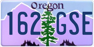 OR license plate 162GSE