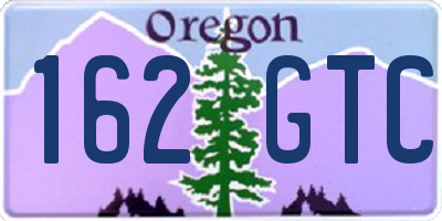 OR license plate 162GTC