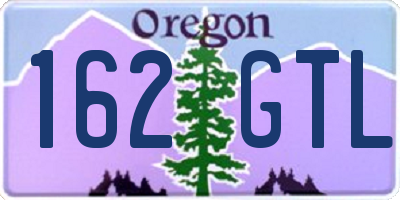 OR license plate 162GTL
