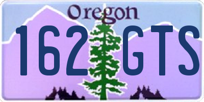 OR license plate 162GTS