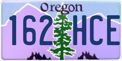 OR license plate 162HCE
