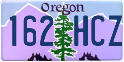 OR license plate 162HCZ