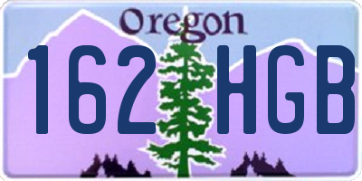 OR license plate 162HGB