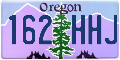 OR license plate 162HHJ