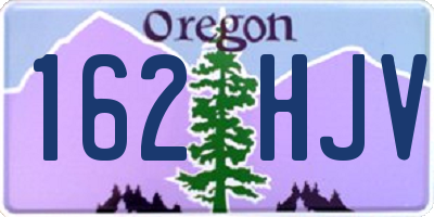 OR license plate 162HJV