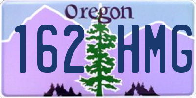OR license plate 162HMG