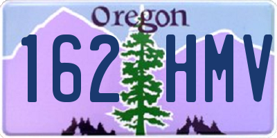 OR license plate 162HMV